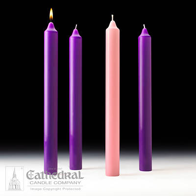 Church Advent 51% Beeswax  and Stearine Candle Set - Advent, Candles, Popular - Patrick Baker & Sons