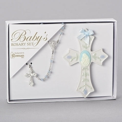 40408 BOY ROSARY & 4" CROSS