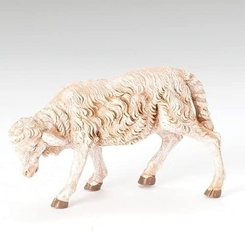 52935---12 Inch Scale Fontanini Sheep, Head Lowered