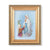 4-1/2" x 6-1/2" Gold Antique Frame with a Our Lady of Lourdes Print