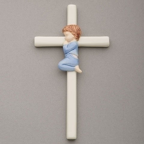 VALENCIA PRAYING BOY CROSS