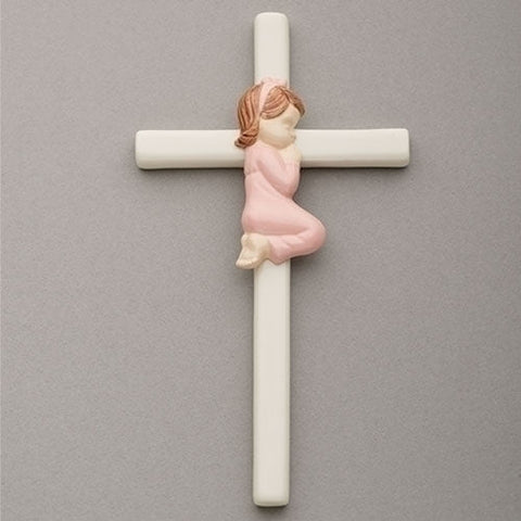 VALENCIA PRAYING GIRL CROSS