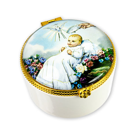 5992 PORCELAIN ROSARY BOX