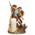 602125----11" White and Blue St Michael Statue only candle not included