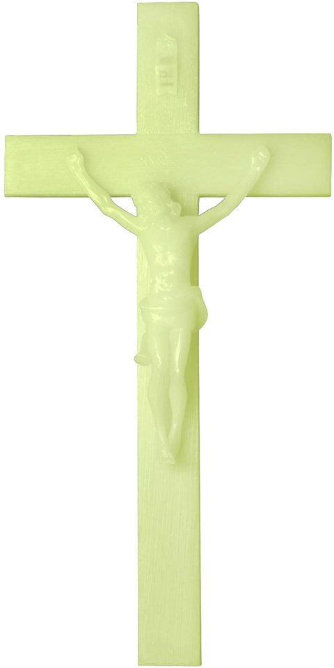 2029-AL Glow in the Dark Luminous 12" Wall Crucifix