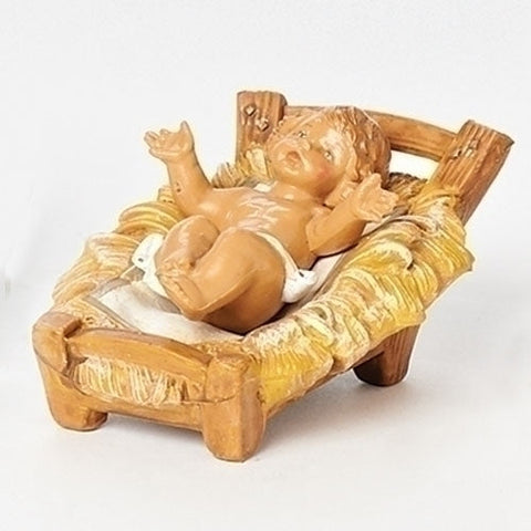 5" SCALE INFANT W/MANGER CLASSIC STYLE