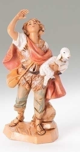 5" SCALE MICAH, SHEPHERD NATIVITY FIGURE