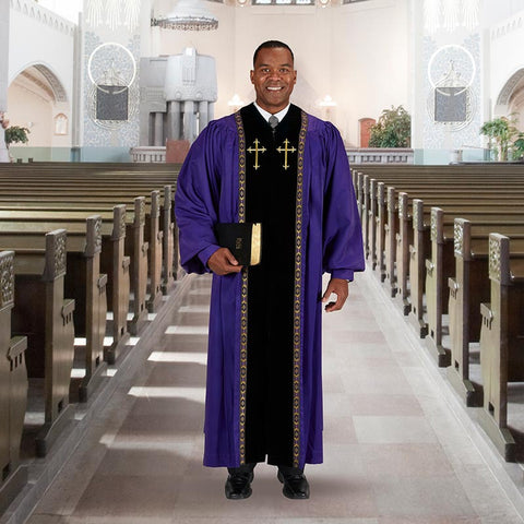 YC785 Cambridge Peachskin Pulpit Robe