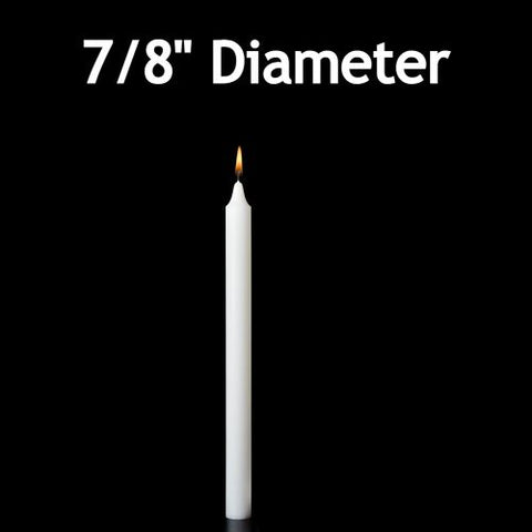 7/8 in. Stearic Molded Candles