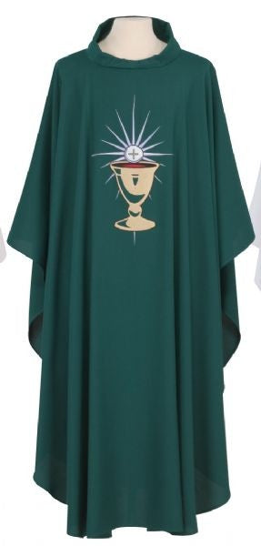 Chalice and Host Chasuble - Chasuble, Chasubles - Patrick Baker & Sons