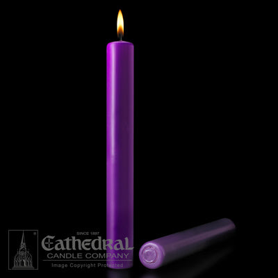 Purple 51% Beeswax Altar Candles - Advent, Candles, Christmas - Patrick Baker & Sons