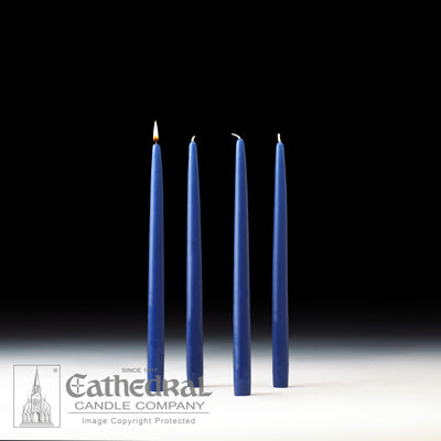 Advent Tapers Box of 4 - 12" 4 Blue