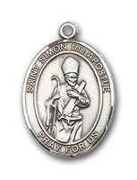 St. Simon Pendant Sterling Silver