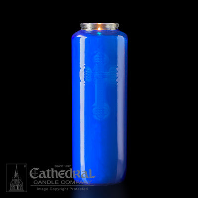 Copy of 6 Day Glass Bottle Style Blue - Candles - Patrick Baker & Sons