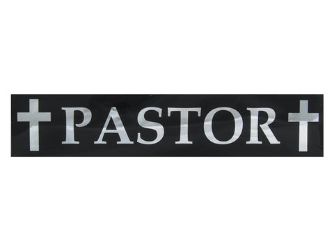 88649 chrome pastor sticker