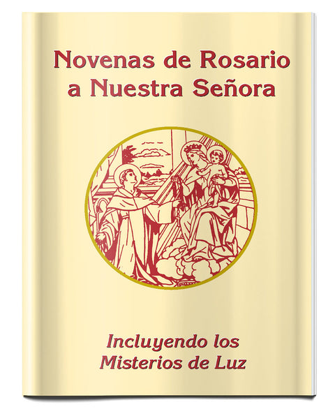 Novenas de Rosario de Nuestra Senora (con los Misterios Luminosos) - Large Print