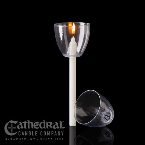 Bobeches Clear Plastic Shield Cup - Candles - Patrick Baker & Sons