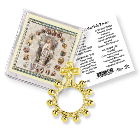 958-07/997 CRUCIFIX ROSARY RING