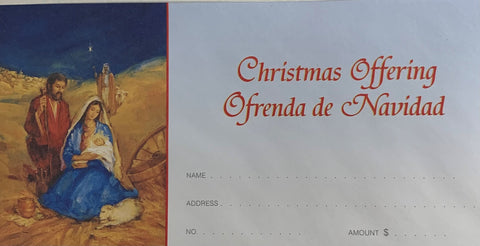 9659S SPANISH CHRISTMAS OFFERING ENVELOPE   PER 100