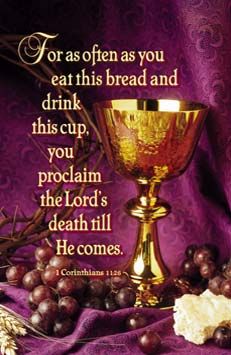 Communion - As Often As You Eat This Bread - Standard Size Bulletin - BULLETIN - Patrick Baker & Sons