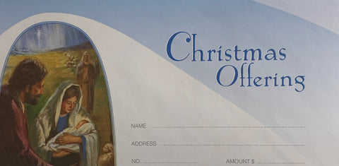 9834 CHRISTMAS OFFERING ENVELOPE  PACK OF 100