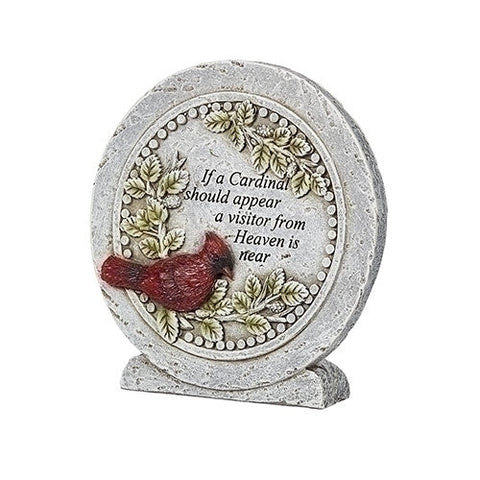 4"H CARDINAL MEMORIAL PLAQUE