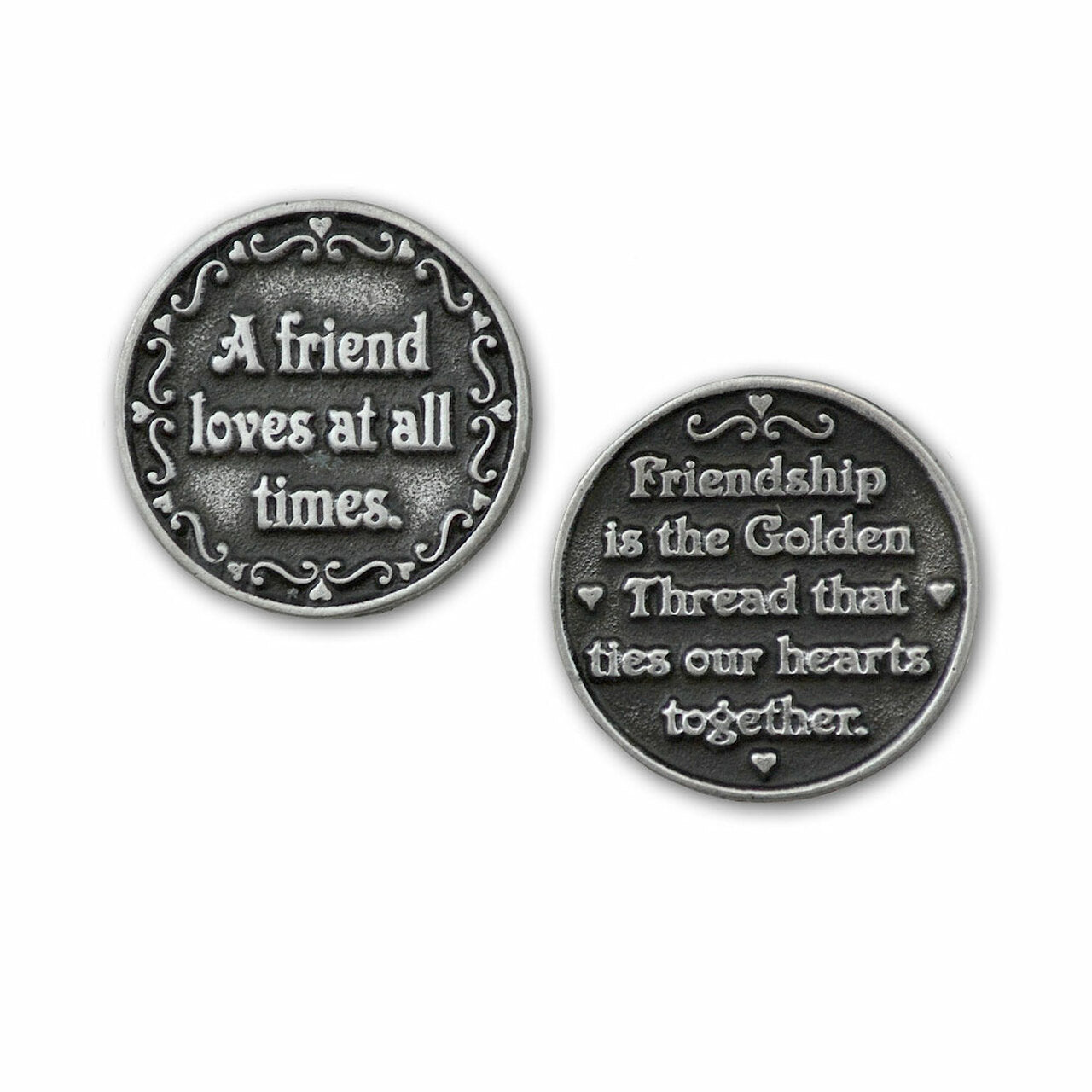 A Friend Loves At All Times Pocket Token– Patrick Baker Church Goods