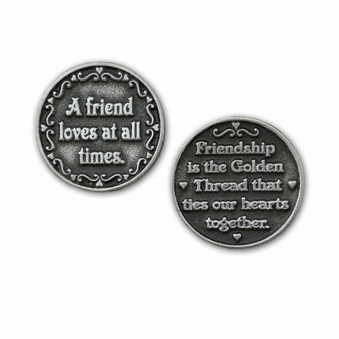 A Friend Loves At All Times Pocket Token