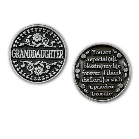 pt177  Granddaughter Pocket Token