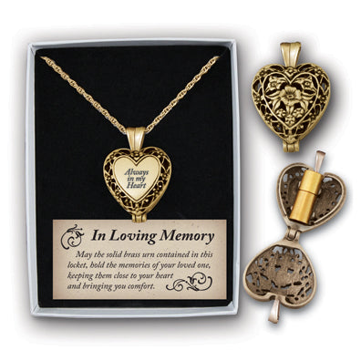 ALWAYS IN MY HEART LOCKET