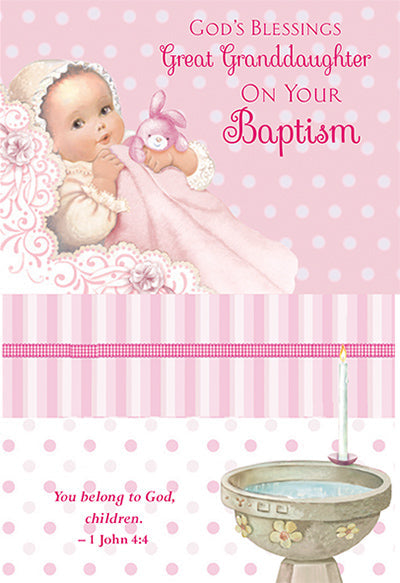 88406 GREAT GRANDDAUGHTER BAPTISM