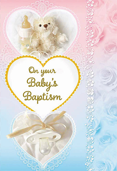 BABY BAPTISM CARD