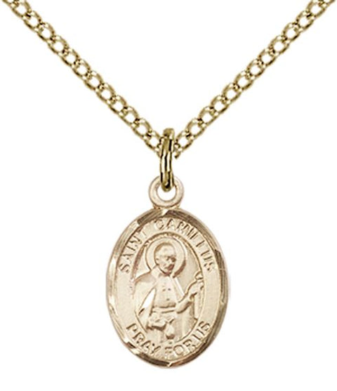 GOLD FILLED ST CAMILLUS MEDAL
