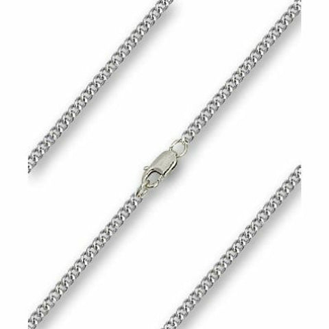 C54SN24-LLC   24" CHAIN WITH CLASP/ LIGHT RHODIUM FINISH