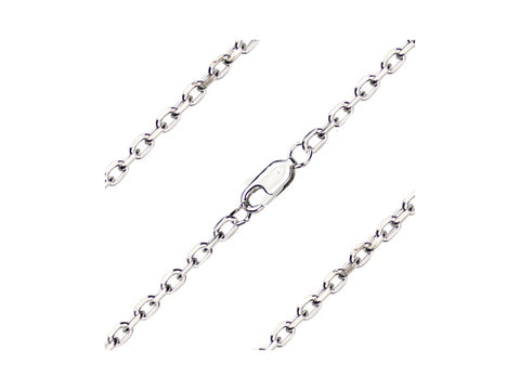 c81sp18c  Light Rhodium Cable Chain