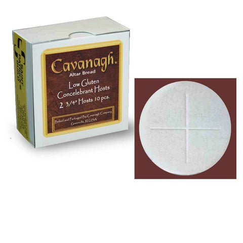 CH-14   Altar Bread 2-3/4" Low Gluten Priest Hosts with Cross