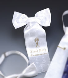 23021  White Communion Armband