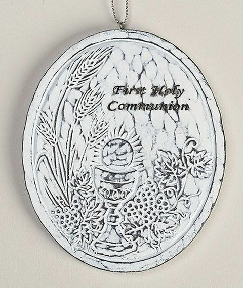 Blessed Sacrament | Communion Plaque | White Washed