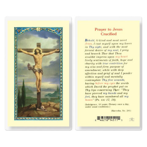 E24-135 PRAYER/JESUS CRUCIFIED