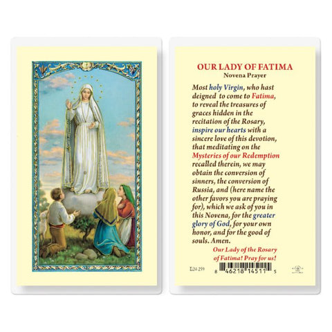 E24-259 O L OF FATIMA NOVENA