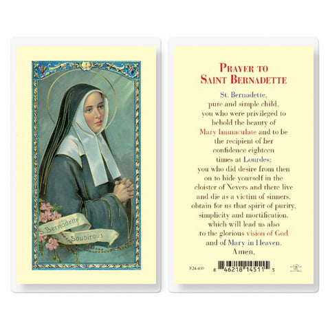 E24-410 prayer to st bernadette
