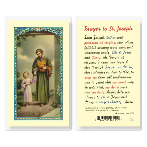 E24-629 PRAYER TO ST JOSEPH