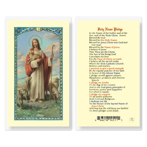 E24-709  HOLY NAME PLEDGE