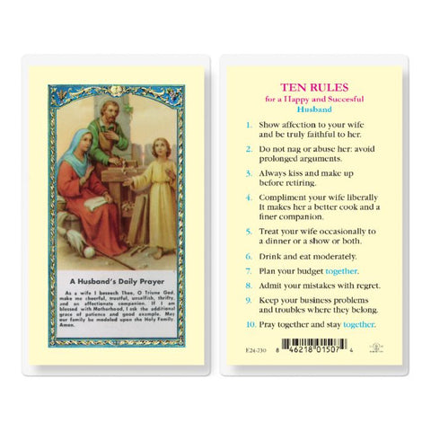 E24-730  TEN RULES/HUSBAND