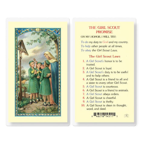 E24-760 GIRL SCOUT PROMISE