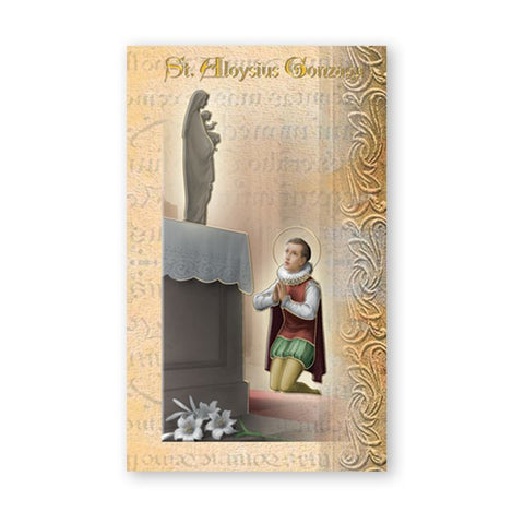 Biography  of Saint Aloysius Gonzaga