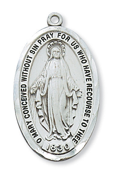 LMG1 Sterling Silver Miraculous Medal