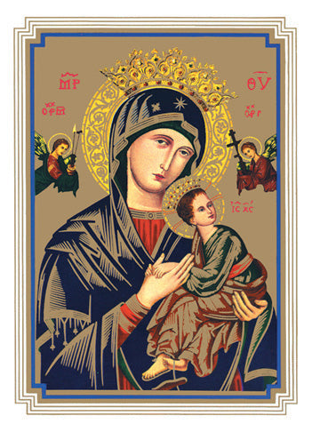 MB 203  O.L. of Perpetual Help Mass Card