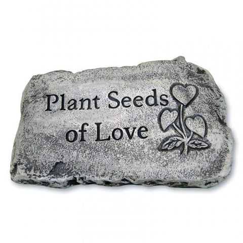 Garden Accent Stone – “Plant Seeds of Love”