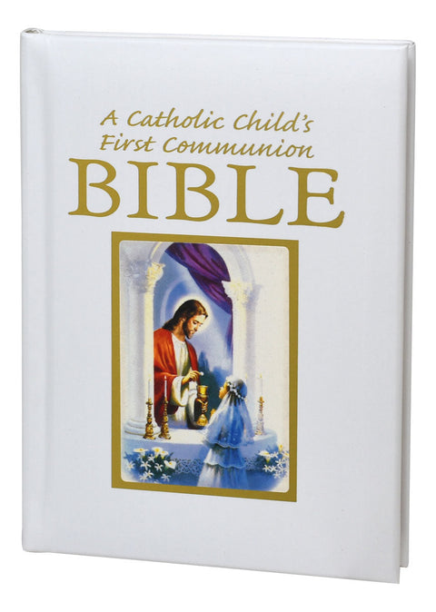 A Catholic Child's First Communion Bible-Traditions-Girl